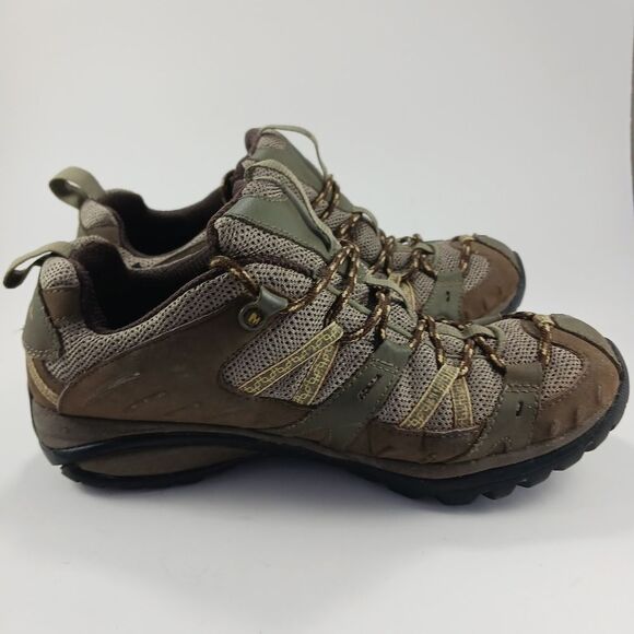 Merrell Vibram Women's size( run small) 9 Hiking Shoe. Geen(olive). Waterproof. - Picture 3 of 10
